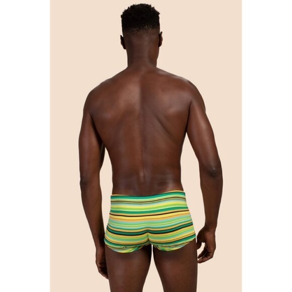MR TURK Sorrento Swim Trunk ~ Stripe Swim Knit Small S NWT - Picture 3 of 12